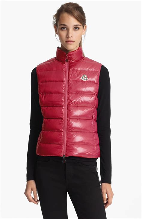 moncler women's down vest.